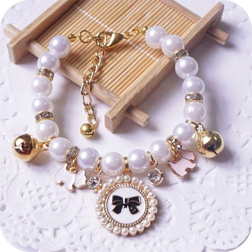 Playful Meow - Elegant Pearl Lady Necklace for Pets- Review