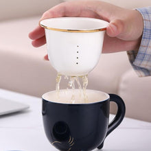 Load image into Gallery viewer, Elegant Personal Mug Set [With Tea Leaf Filter]

