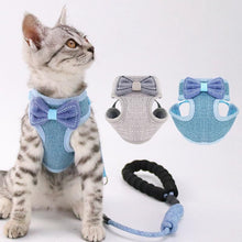 Load image into Gallery viewer, Playful Meow - Explorer Bowtie Vest Harness &amp; Leash- Review
