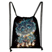 Load image into Gallery viewer, CLEARANCE - Artful Cat Drawstring Bag
