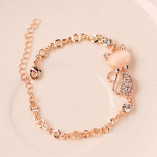 Load image into Gallery viewer, FREE - Dazzling Rhinestones Cat Bracelet
