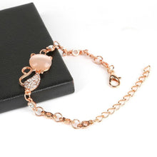 Load image into Gallery viewer, FREE - Dazzling Rhinestones Cat Bracelet
