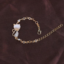 Load image into Gallery viewer, FREE - Dazzling Rhinestones Cat Bracelet
