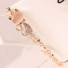 Load image into Gallery viewer, FREE - Dazzling Rhinestones Cat Bracelet
