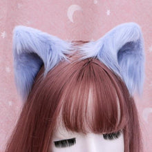 Load image into Gallery viewer, Clearance - Furry Cat Ears Hair Pins
