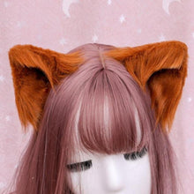 Load image into Gallery viewer, Clearance - Furry Cat Ears Hair Pins
