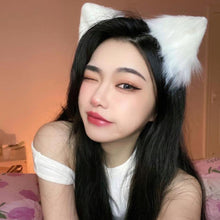 Load image into Gallery viewer, Clearance - Furry Cat Ears Hair Pins
