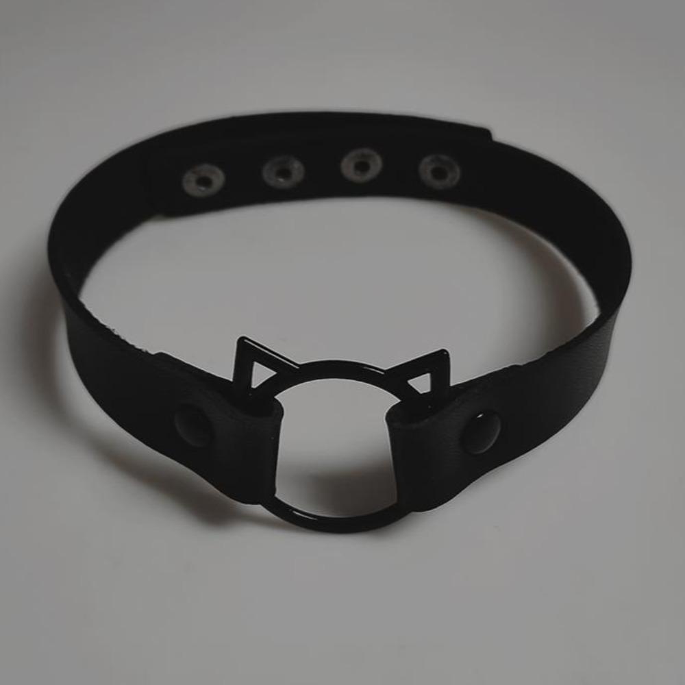 CLEARANCE -  Gothic Kitty Adjustable Choker