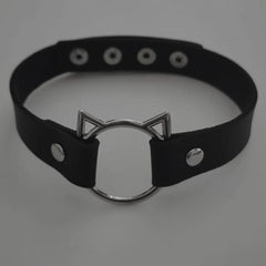 CLEARANCE -  Gothic Kitty Adjustable Choker