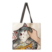 Load image into Gallery viewer, CLEARANCE - Playtime With Cat Tote Bags
