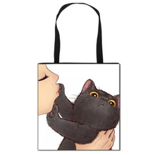 Load image into Gallery viewer, CLEARANCE - Playtime With Cat Tote Bags
