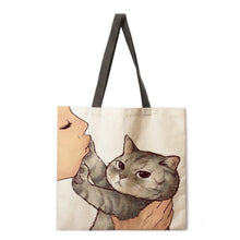 Load image into Gallery viewer, CLEARANCE - Playtime With Cat Tote Bags
