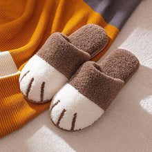 Load image into Gallery viewer, Playful Meow - Family Paws Cotton Slippers- Review
