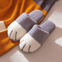 Load image into Gallery viewer, Playful Meow - Family Paws Cotton Slippers- Review
