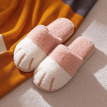 Load image into Gallery viewer, Playful Meow - Family Paws Cotton Slippers- Review
