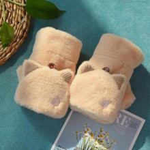 Load image into Gallery viewer, Fluffy Cat Paw Hand And Ear Warmer
