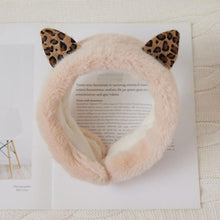 Load image into Gallery viewer, Fluffy Cat Paw Hand And Ear Warmer
