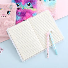 Load image into Gallery viewer, Fluffy Plush Cat Journal
