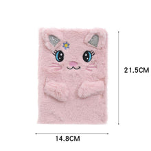 Load image into Gallery viewer, Fluffy Plush Cat Journal
