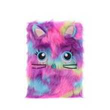 Load image into Gallery viewer, Fluffy Plush Cat Journal
