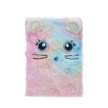 Load image into Gallery viewer, Fluffy Plush Cat Journal
