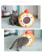 Load image into Gallery viewer, Playful Meow - Fruit Tart Cat Bed- Review
