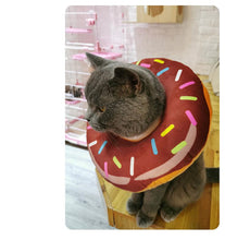 Load image into Gallery viewer, Playful Meow - Funny Donut Cat Recovery Cone- Review
