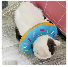 Load image into Gallery viewer, Playful Meow - Funny Donut Cat Recovery Cone- Review
