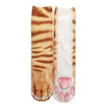 Load image into Gallery viewer, Funny Kitty Paw Long Socks
