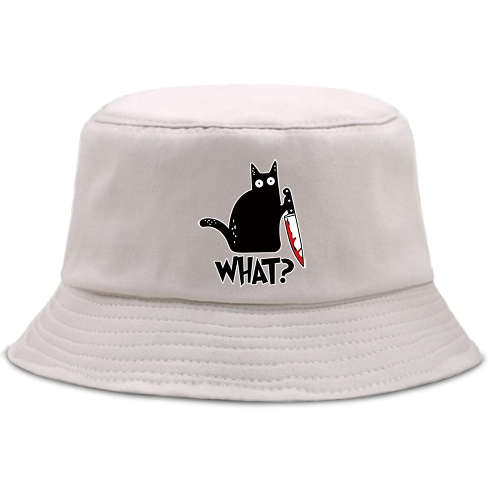 Funny Little Black Cat Bucket Hat