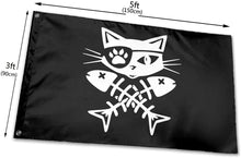 Load image into Gallery viewer, Funny Pirate Kitty Banner
