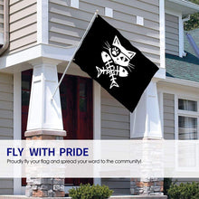 Load image into Gallery viewer, Funny Pirate Kitty Banner
