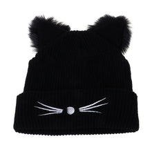 Load image into Gallery viewer, Playful Meow - Fur Baby Cat&#39;s Ear Beanie- Review
