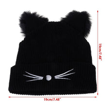 Load image into Gallery viewer, Playful Meow - Fur Baby Cat&#39;s Ear Beanie- Review
