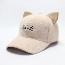 Load image into Gallery viewer, Furry Cat Ears Baseball Cap
