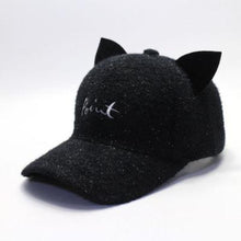 Load image into Gallery viewer, Furry Cat Ears Baseball Cap
