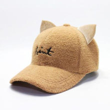 Load image into Gallery viewer, Furry Cat Ears Baseball Cap
