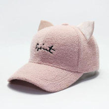 Load image into Gallery viewer, Furry Cat Ears Baseball Cap
