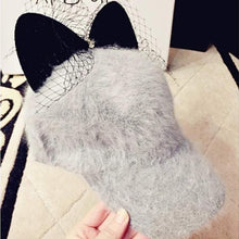 Load image into Gallery viewer, Furry Mesh Cat Ears Hat
