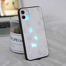 Load image into Gallery viewer, Glowing Kitty LED iPhone Case
