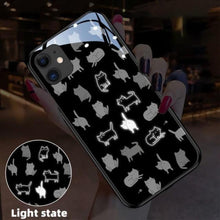 Load image into Gallery viewer, Glowing Kitty LED iPhone Case
