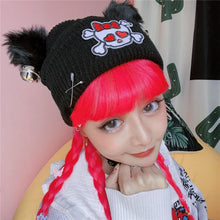 Load image into Gallery viewer, Gothic Cat Ears Beanie
