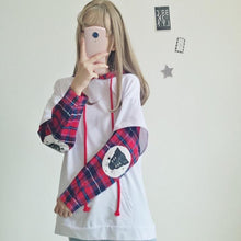 Load image into Gallery viewer, Gothic Cat Hooded Pullover

