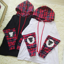 Load image into Gallery viewer, Gothic Cat Hooded Pullover

