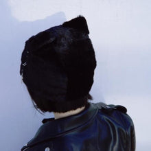 Load image into Gallery viewer, Gothic Plush Cat Ears Beanie
