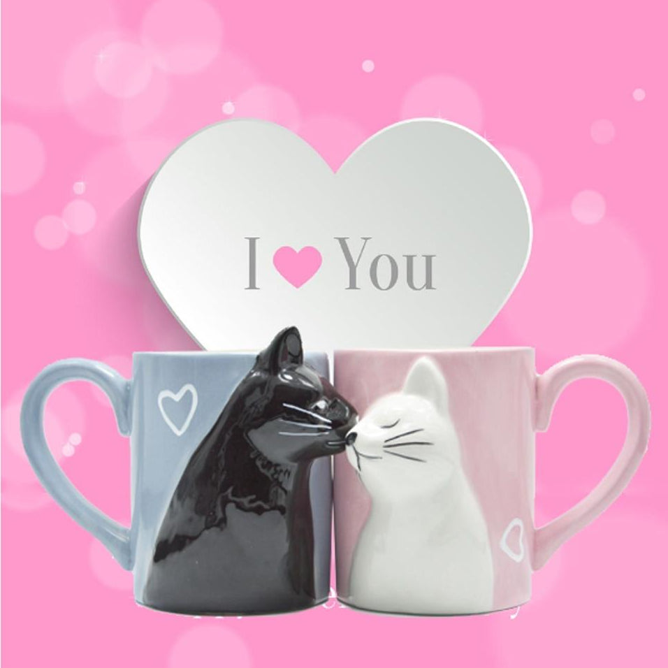 Playful Meow - Handmade Kiss Me Cat Lovers Mug Set- Review