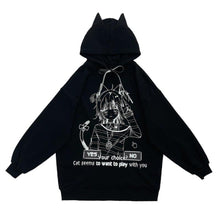 Load image into Gallery viewer, Harajuku Kitty Hoodie [With Fleece Lining]
