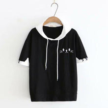 Load image into Gallery viewer, Harajuku Style Cat Ears Hoodies
