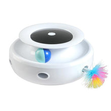 Load image into Gallery viewer, Playful Meow - Interactive Turntable Roller Catnip Toy- Review
