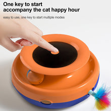Load image into Gallery viewer, Playful Meow - Interactive Turntable Roller Catnip Toy- Review
